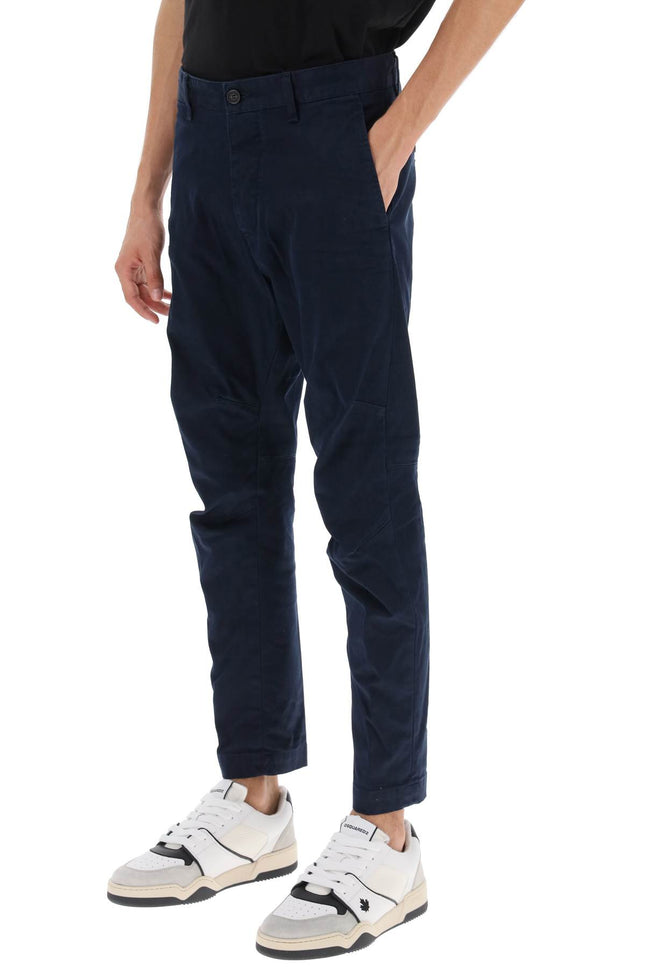 Blue Dsquared2 Sexy Chino Pants-Dsquared2-Urbanheer