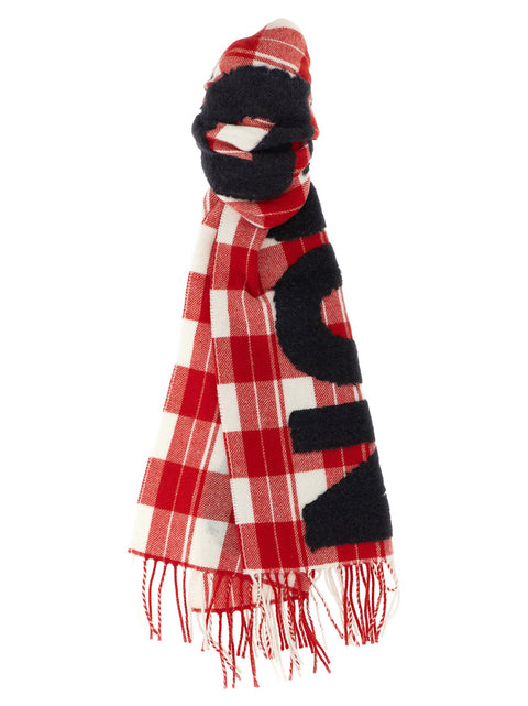 J.w.anderson Checkered Logo Scarf