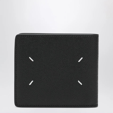 Maison Margiela Black Four Stitches Bi-Fold Wallet