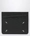 Maison Margiela Black Four Stitches calfskin card holder