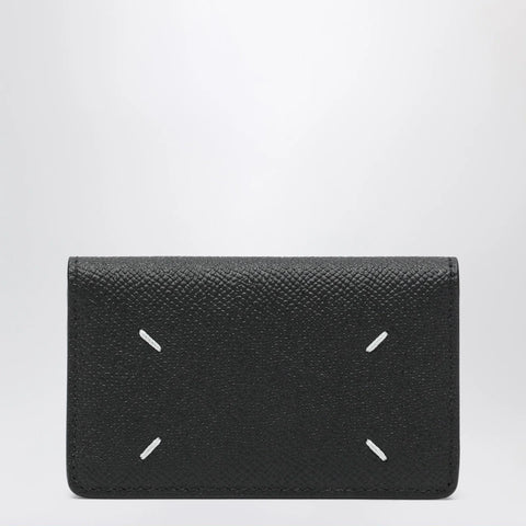 Maison Margiela Black Four Stitches Card Holder
