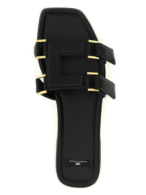 Elisabetta Franchi Nappa Leather Sandals