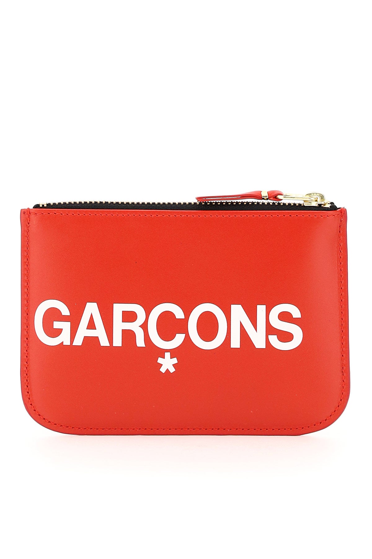 Comme Des Garcons Wallet Huge Logo Pouch Red-Comme Des Garcons Wallet-Red-os-Urbanheer