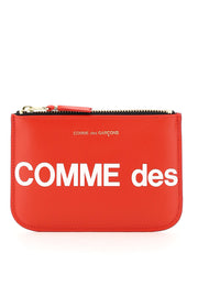Comme Des Garcons Wallet Huge Logo Pouch Red-Comme Des Garcons Wallet-Red-os-Urbanheer