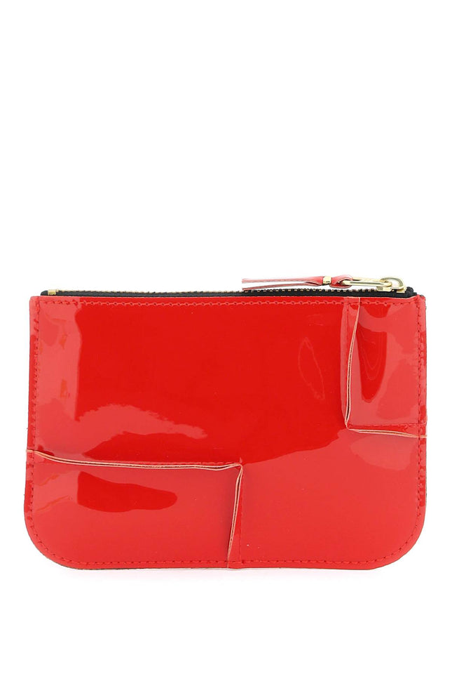 Comme des garcons wallet zip around patent leather wallet with zipper-Wallet-Comme Des Garcons Wallet-os-Urbanheer