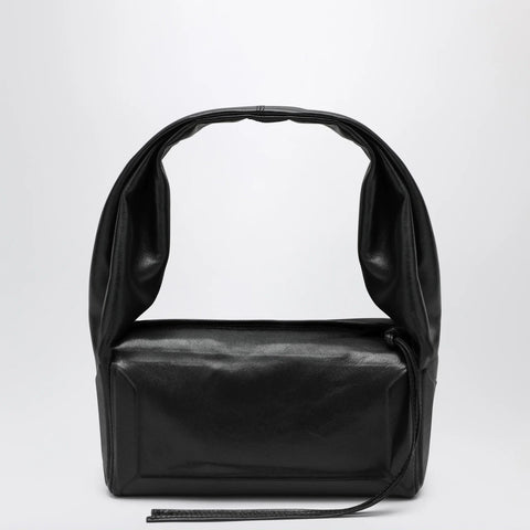 Maison Margiela Box East West Small Bag in Black Leather
