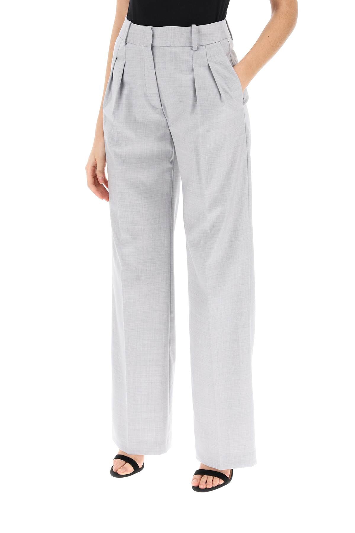 Loulou Studio Sbiru Double Pleat Trousers-Loulou Studio-XS-Urbanheer