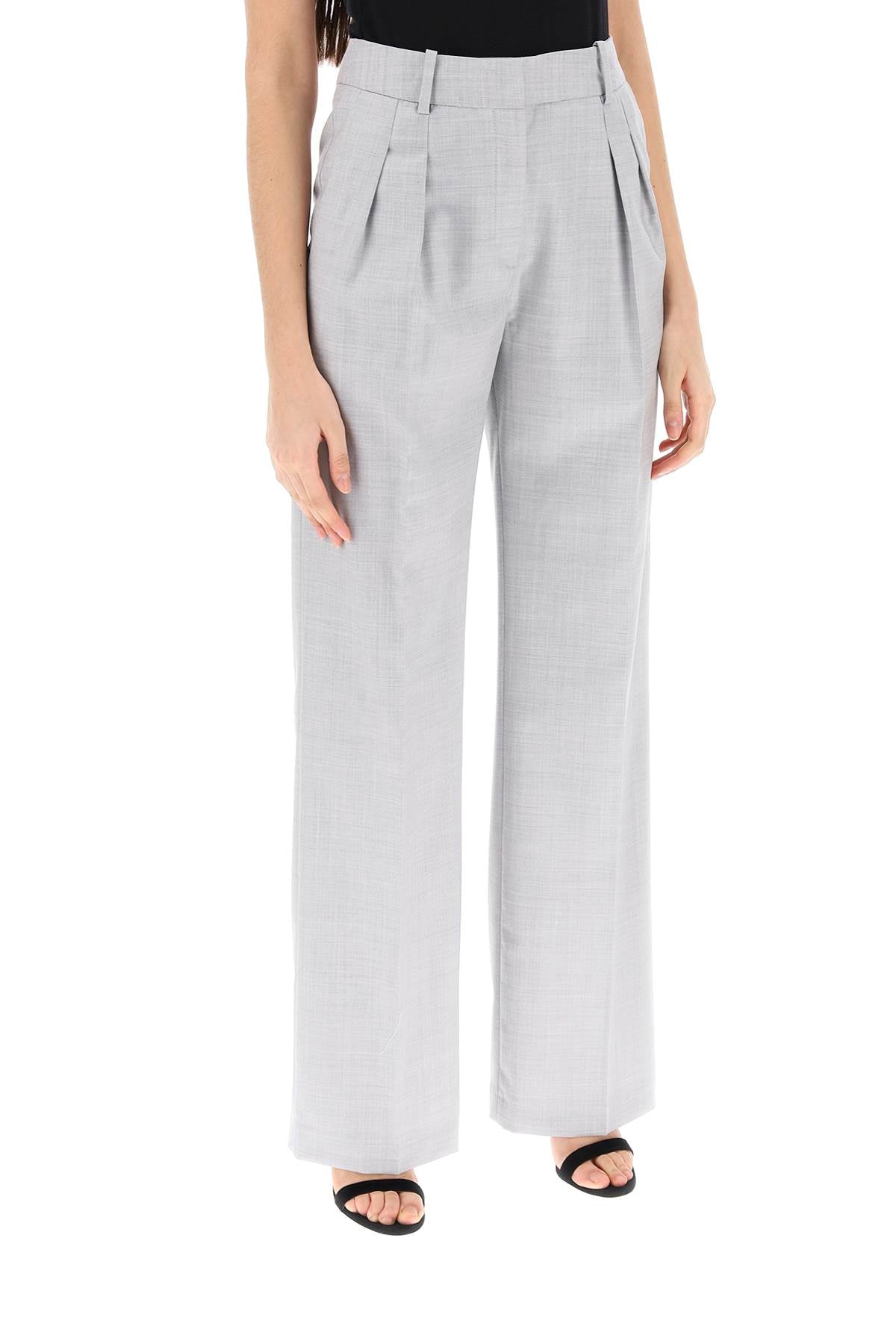 Loulou Studio Sbiru Double Pleat Trousers-Loulou Studio-XS-Urbanheer