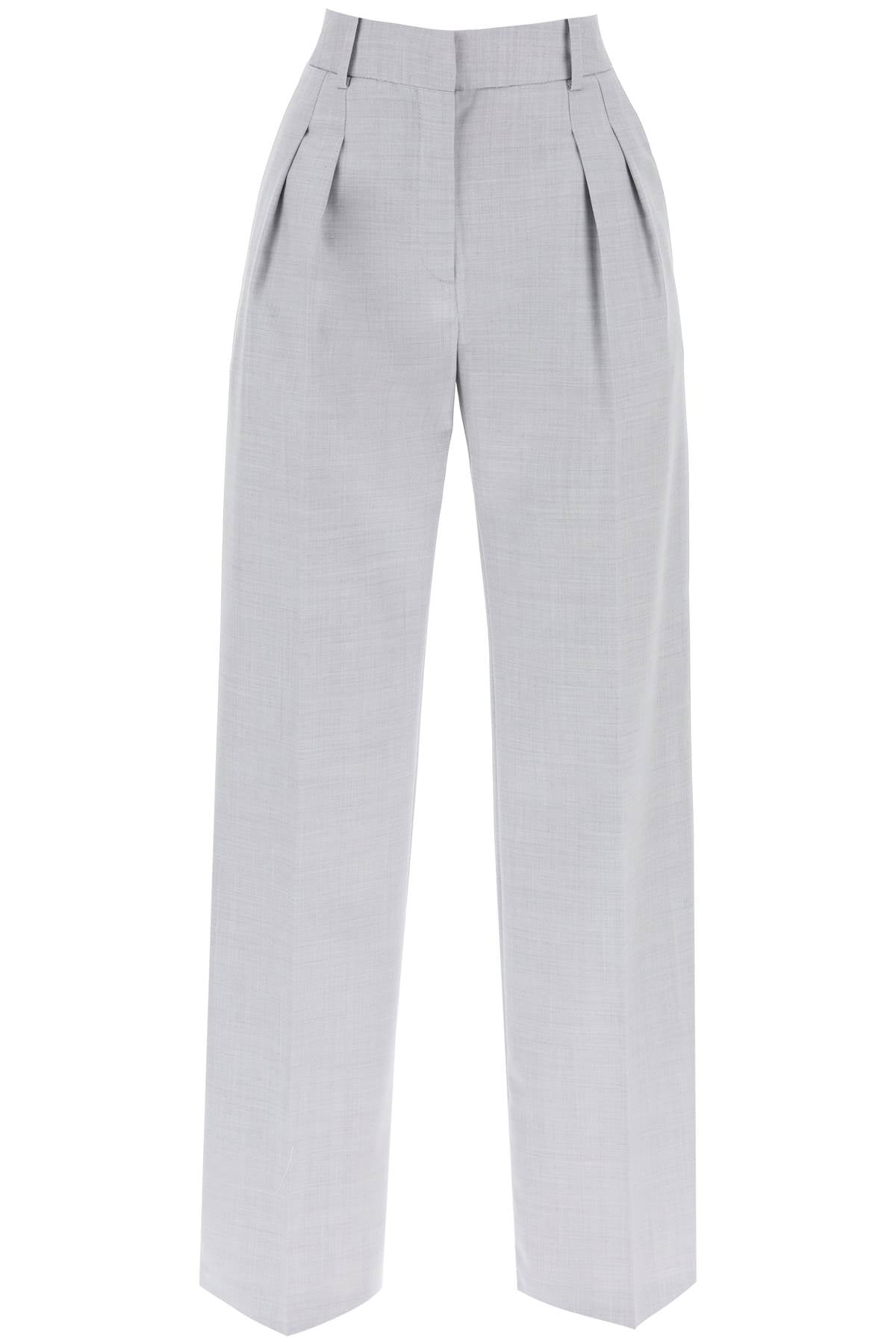 Loulou Studio Sbiru Double Pleat Trousers-Loulou Studio-XS-Urbanheer