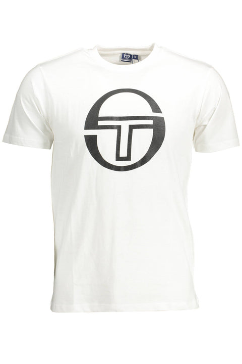 SERGIO TACCHINI MEN'S SHORT SLEEVE T-SHIRT WHITE-T-Shirt-SERGIO TACCHINI-WHITE-L-Urbanheer