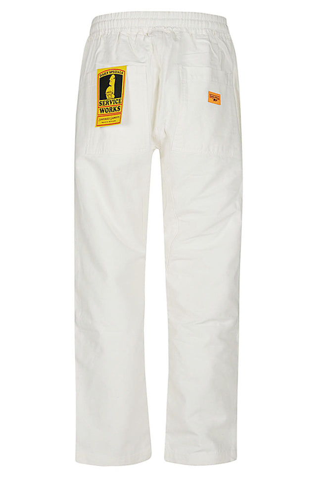 SERVICE WORKS Trousers White