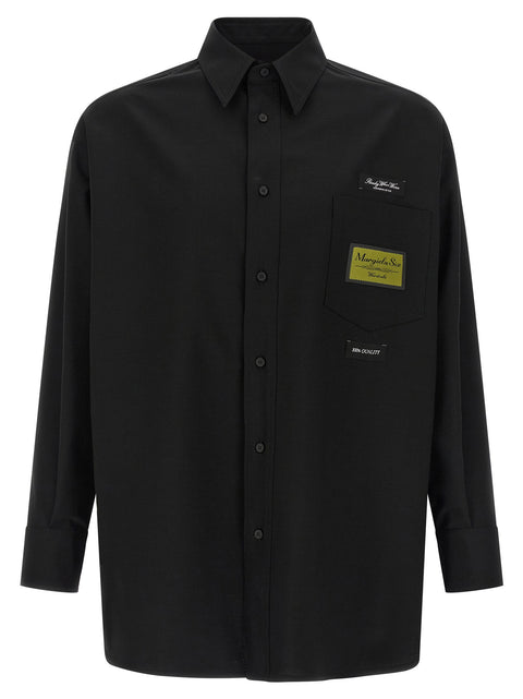 Mm6 Maison Margiela Jacquard Label Shirt