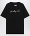 MM6 Maison Margiela Black T-shirt with logo print
