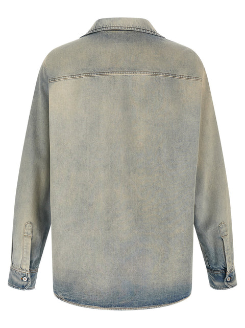 Mm6 Maison Margiela Numeric Signature Mm6 Denim Shirt