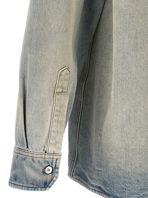 Mm6 Maison Margiela Numeric Signature Mm6 Denim Shirt