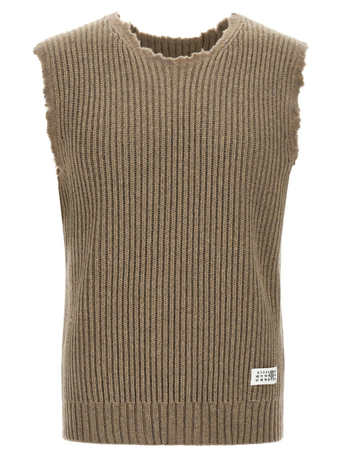 Mm6 Maison Margiela Numeric Signature Mm6 Vest