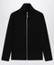 Maison Margiela Zip-Up Knit Cardigan in Black Cotton and Wool