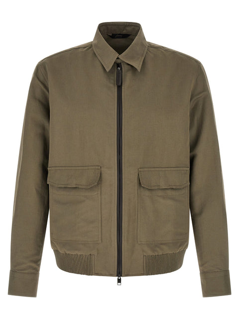 Brioni Linen Cotton Blouson