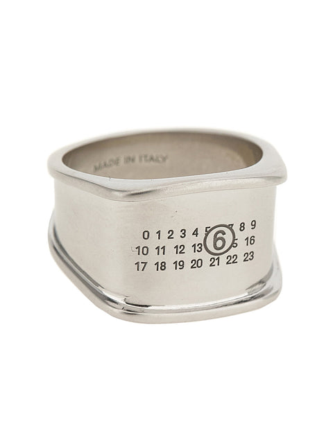 Mm6 Maison Margiela Numeric Logo Ring