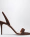 Aquazzura So Nude mid-heel sandals in Espresso