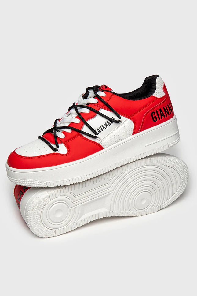 Red Wrapped Sneakers-Sneakers-Gianni Kavanagh-Urbanheer