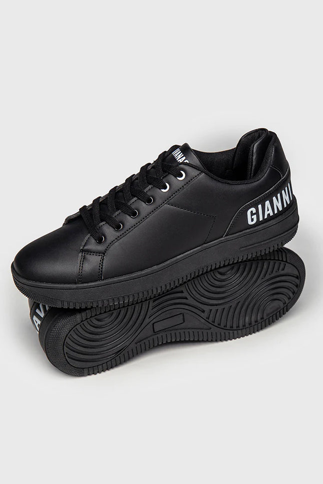 Black Yin-Yang Sneakers-Sneakers-Gianni Kavanagh-BLACK-40-Urbanheer