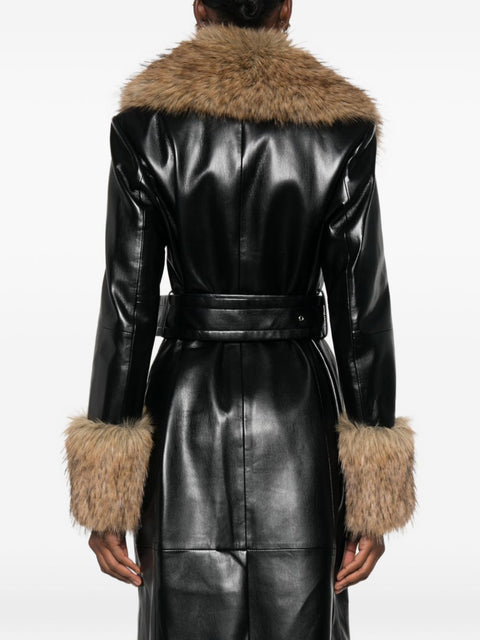 STAND STUDIO Coats BLACK