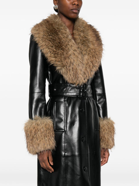 STAND STUDIO Coats BLACK