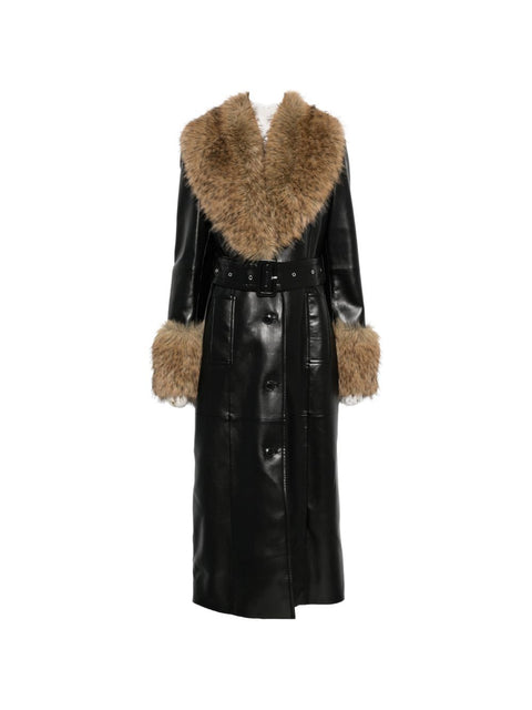STAND STUDIO Coats BLACK