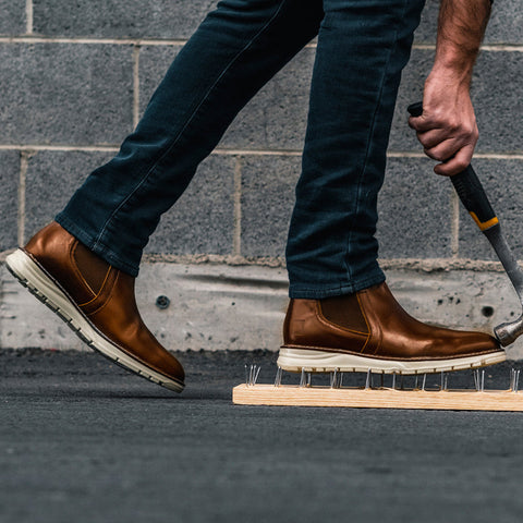 STEEL TOE CHELSEA BOOT BECKS AMBER-Chelsea Boots-Proxon Premium Workwear-6-Urbanheer