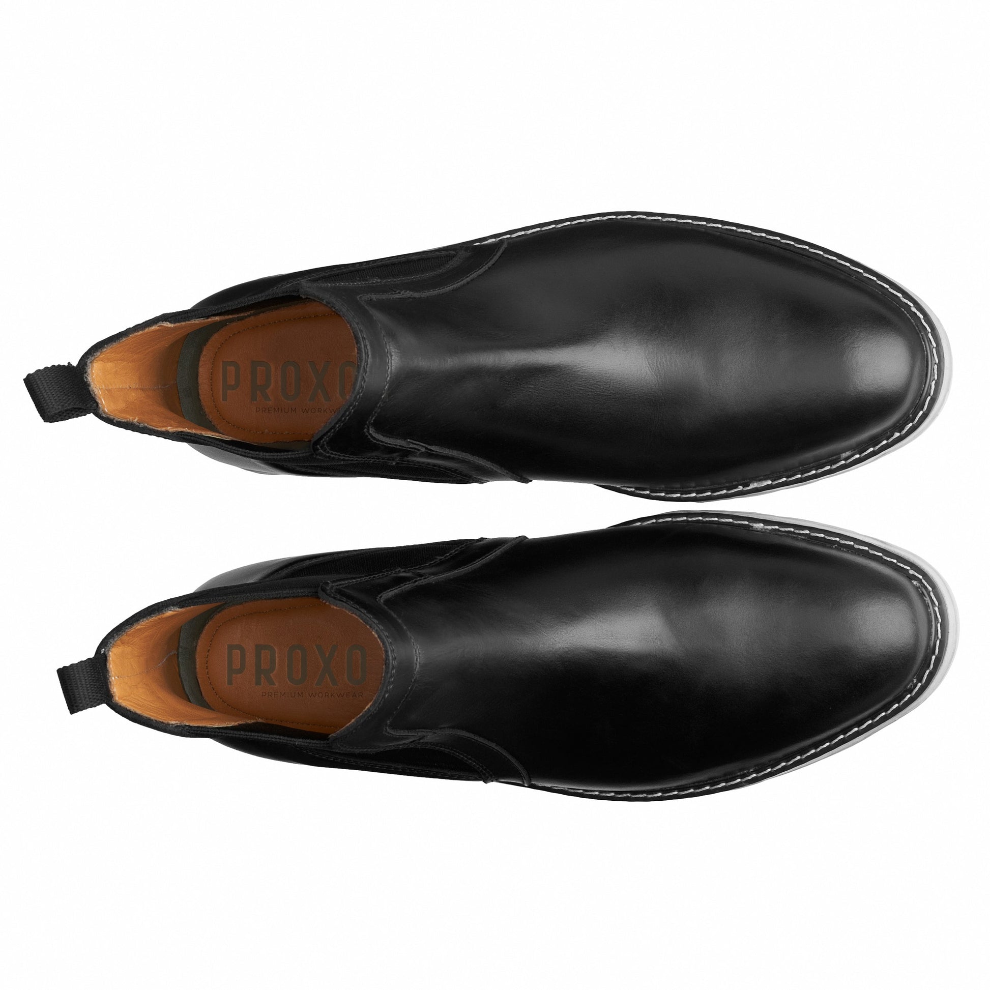 STEEL TOE CHELSEA BOOT BECKS BLACK-Chelsea Boots-Proxon Premium Workwear-6-Urbanheer