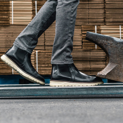 STEEL TOE CHELSEA BOOT BECKS BLACK-Chelsea Boots-Proxon Premium Workwear-6-Urbanheer