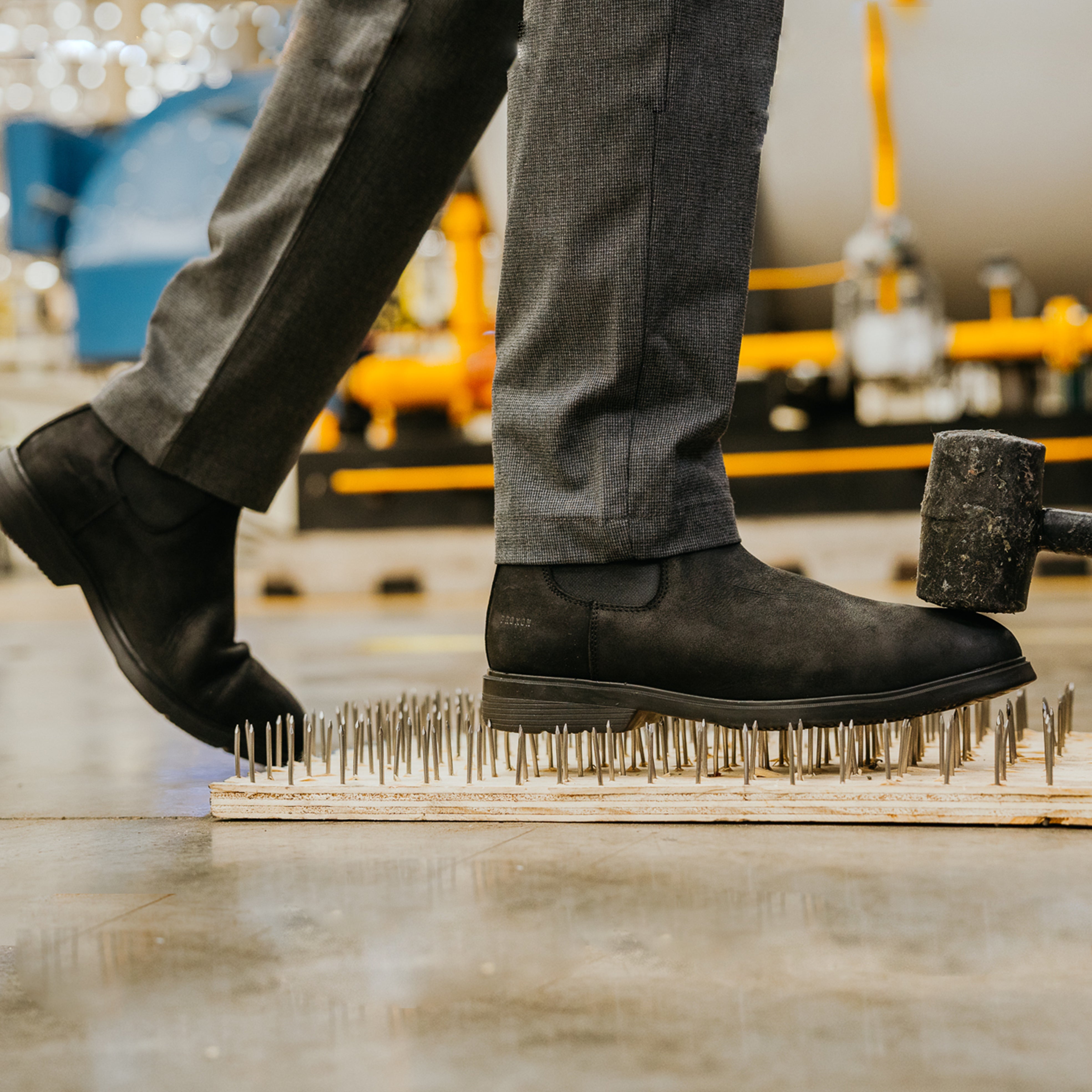 STEEL TOE CHELSEA TULSA BLACK MATTE-Lace-up-Proxon Premium Workwear-8-Urbanheer