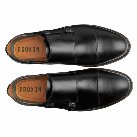 STEEL TOE MONK STRAP SHOE DANTE BLACK-Executive Safe-Proxon Premium Workwear-6-Urbanheer