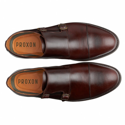 STEEL TOE MONK STRAP SHOE DANTE BROWN-Executive Safe-Proxon Premium Workwear-6-Urbanheer