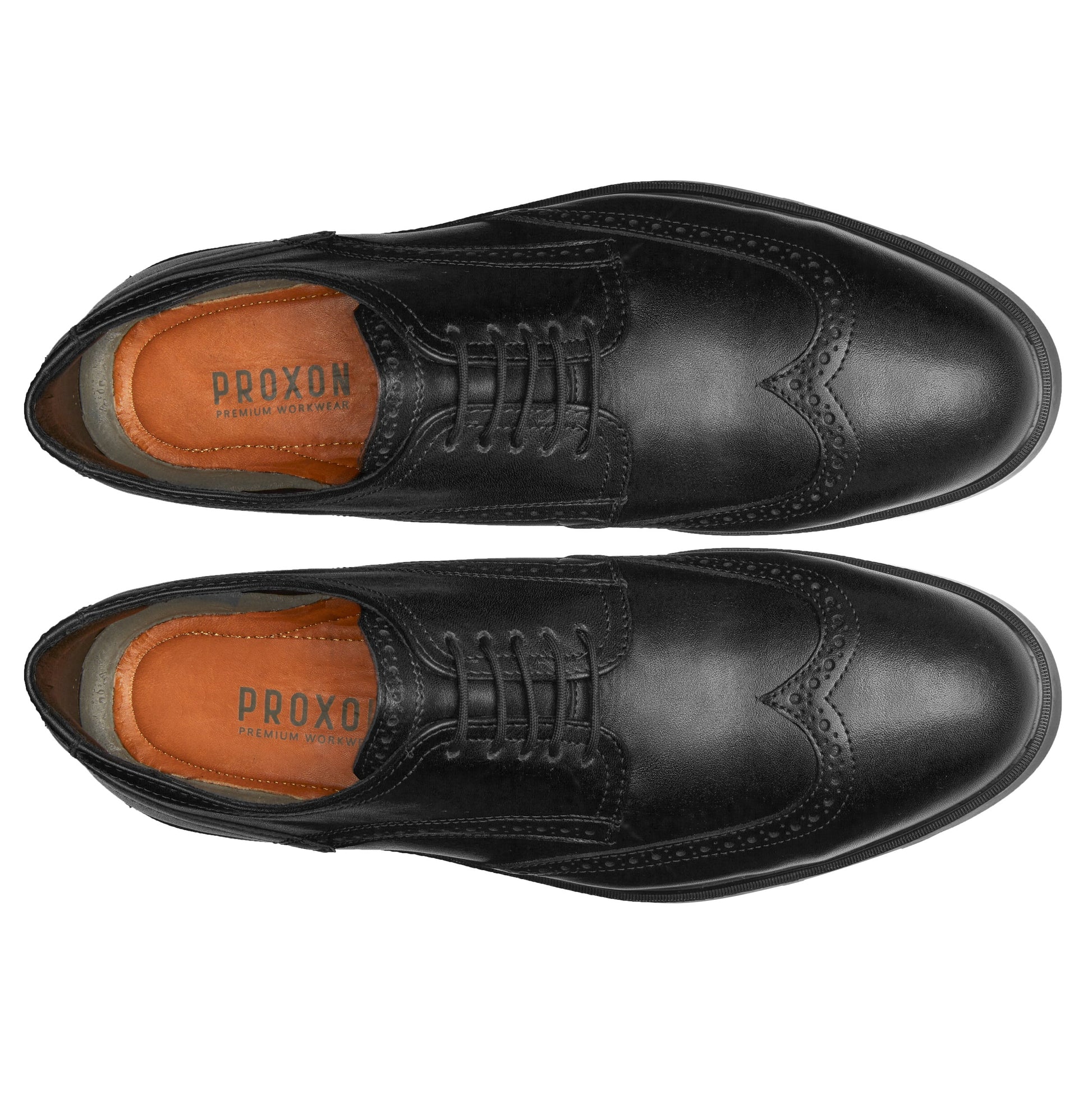 STEEL TOE OXFORD SHOE CAPTAIN BLACK-Executive Safe-Proxon Premium Workwear-8-Urbanheer