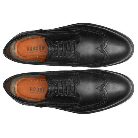 STEEL TOE OXFORD SHOE CAPTAIN BLACK-Executive Safe-Proxon Premium Workwear-8-Urbanheer