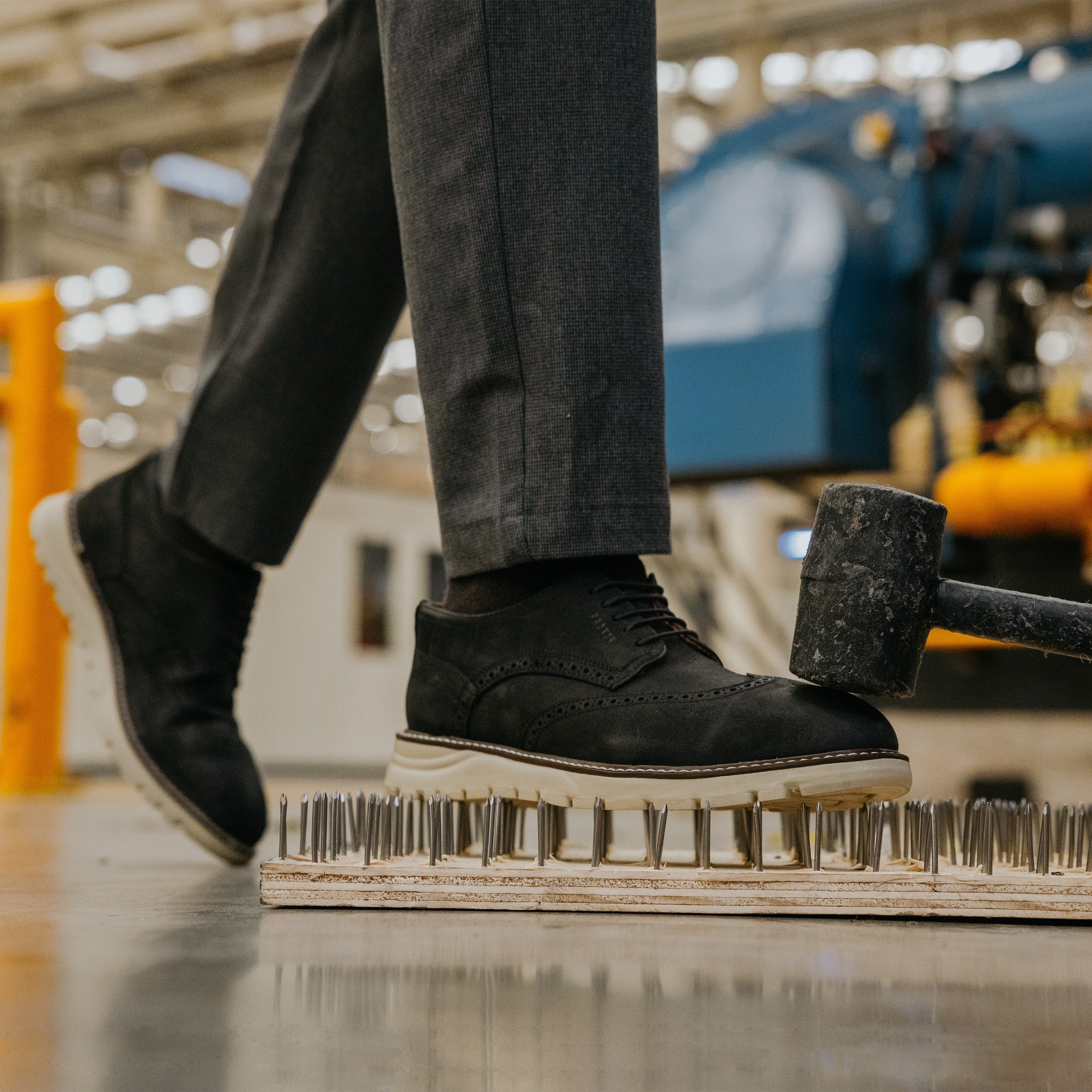 STEEL TOE OXFORD SHOE MASTER BLACK MATTE-Active Safe-Proxon Premium Workwear-8-Urbanheer