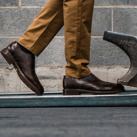 STEEL TOE OXFORD SHOE PILOT - BROWN-Oxford-Proxon Premium Workwear-6-Urbanheer
