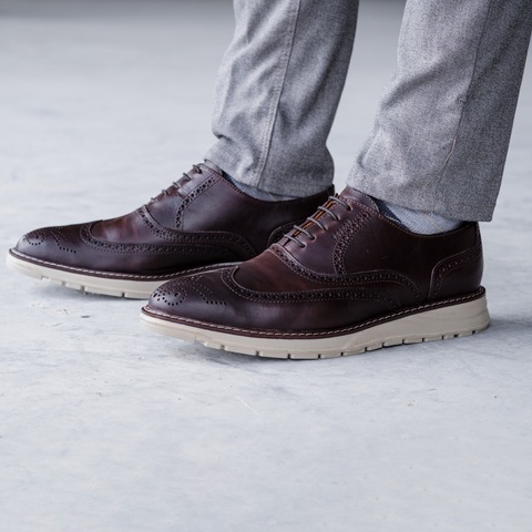 STEEL TOE OXFORD SHOE VOLTA BROWN-Active Safe-Proxon Premium Workwear-6-Urbanheer