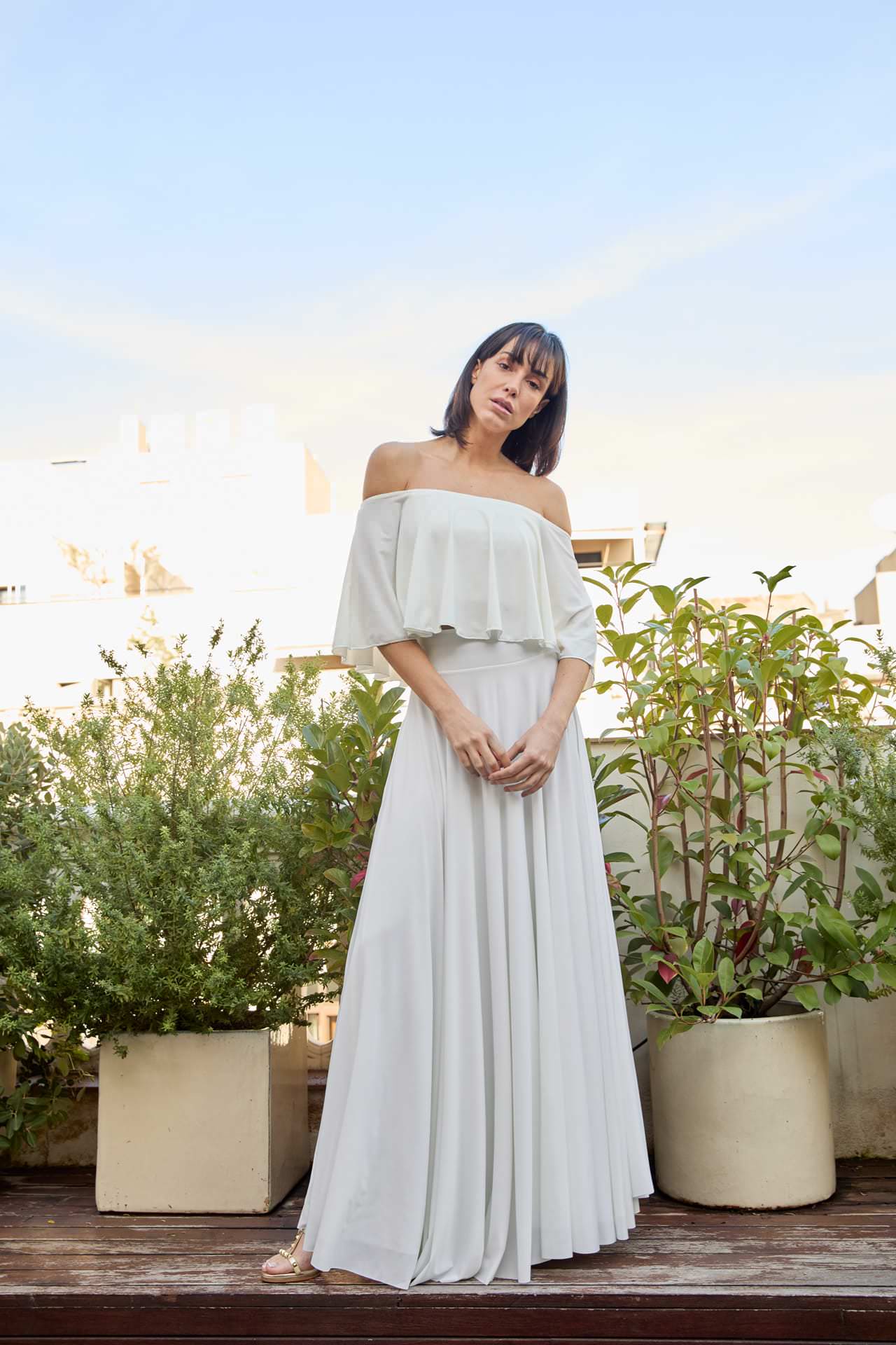 STRAPLESS TOP-MULTIDRESS-Ceylan Bcn-BURGUNDY-S-Urbanheer