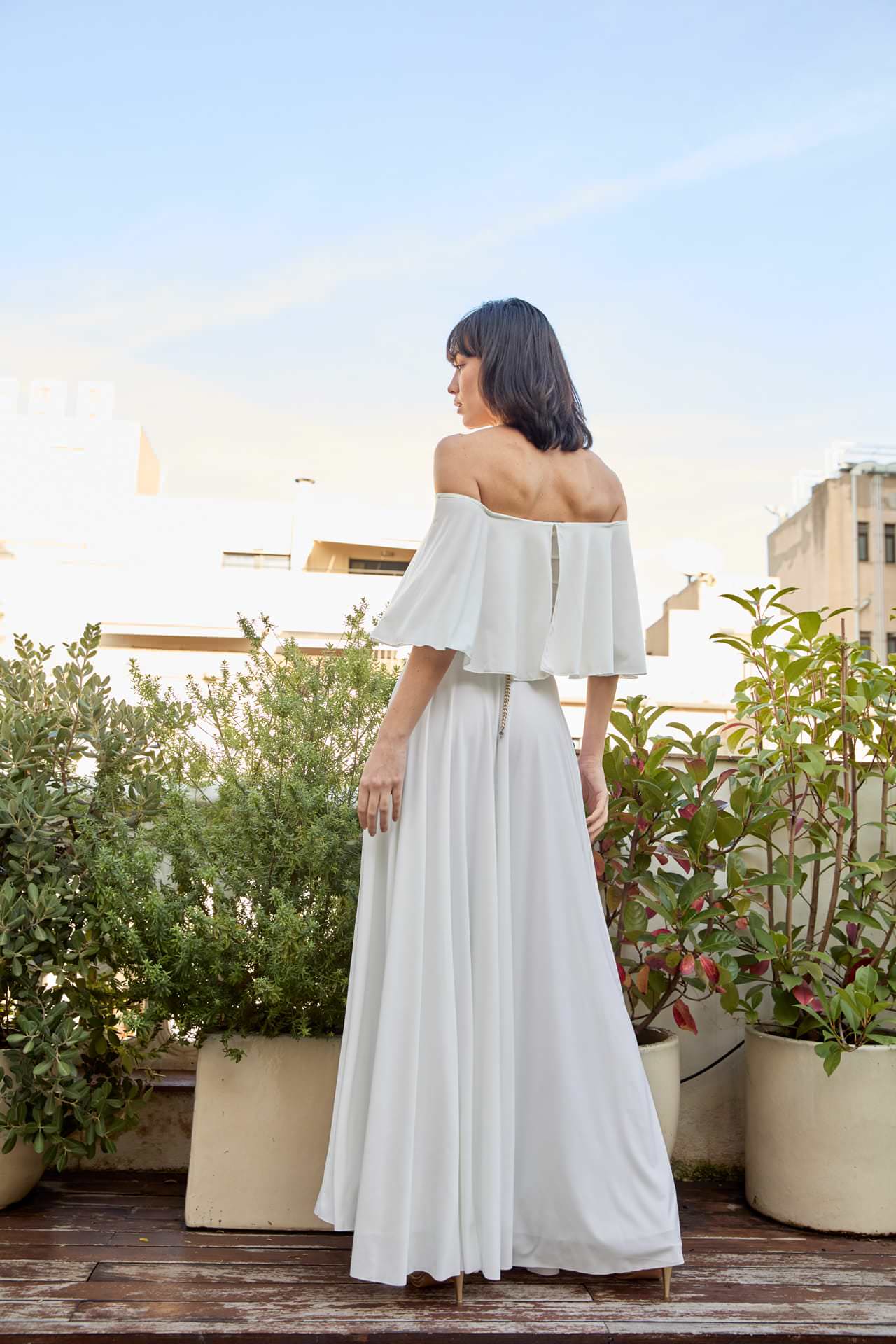 STRAPLESS TOP-MULTIDRESS-Ceylan Bcn-BURGUNDY-S-Urbanheer