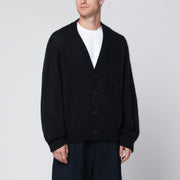 STUDIO NICHOLSON Black mohair-blend cardigan