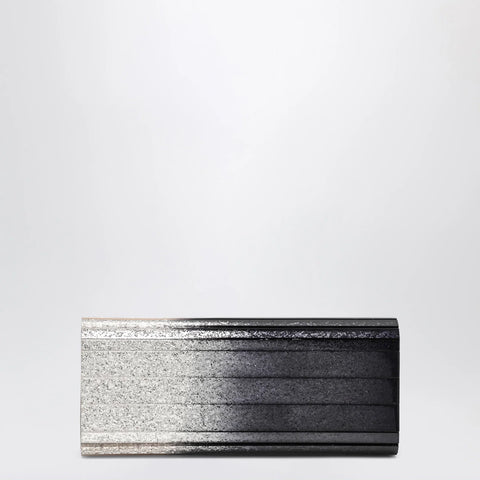 Jimmy Choo Black/Champagne Sweetie Dégradé Glitter Fabric Clutch