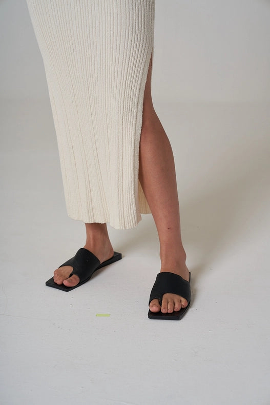 Sabba Knitted Dress Ecru-Dress-Leap Concept-XS-Urbanheer