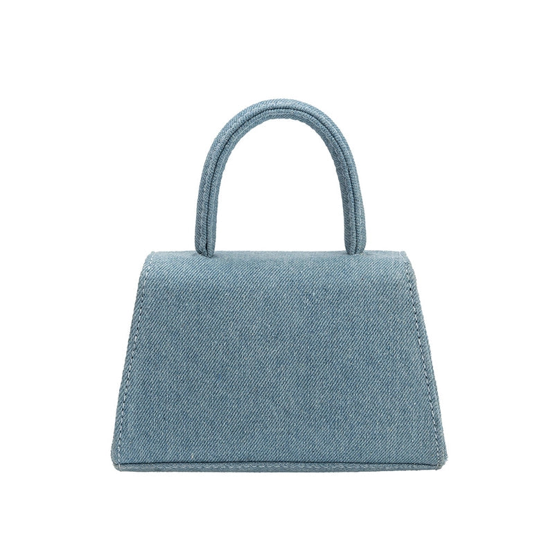 Sabrina Denim Mini Crossbody Bag-Bag-Melie Bianco-6.25"W x 4.25"H x 2.75"D-Urbanheer