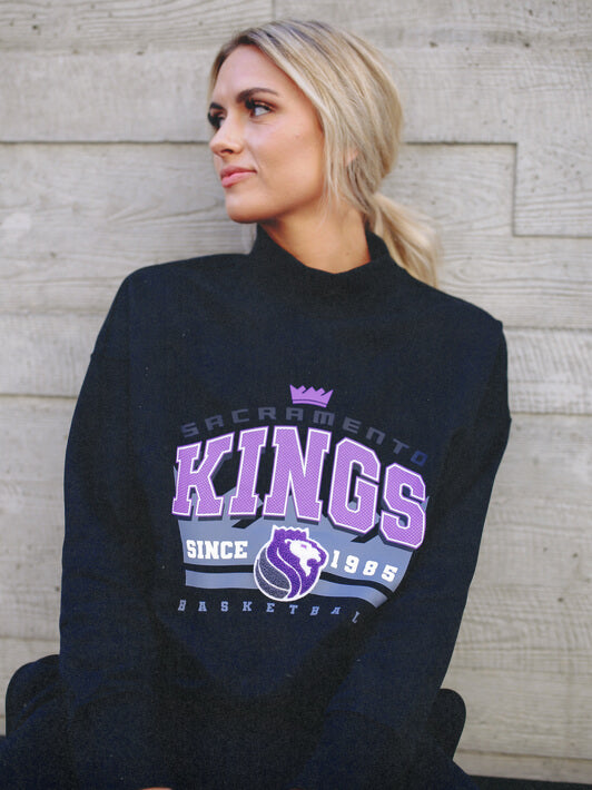 Sacramento Kings Sweatsuit Pants Only-mock neck bottoms-QORE-S/M-Urbanheer