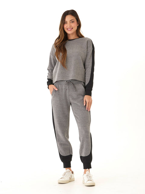Sadia Triblend Fleece Colorblock Pullover