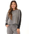 Sadia Triblend Fleece Colorblock Pullover