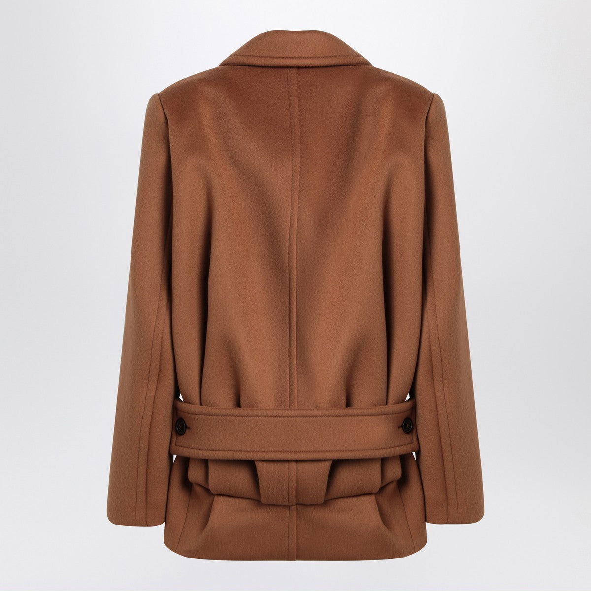 Saint Laurent Camel wool short coat
